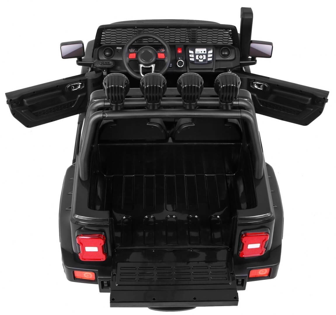 Mașinuță Electrică 4x4 2 Locuri Negru - imagine 5