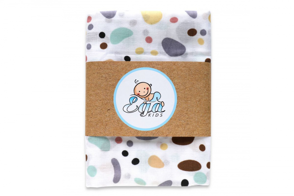 Scutec Muselina 120x120 Terrazzo Egakids - imagine 2