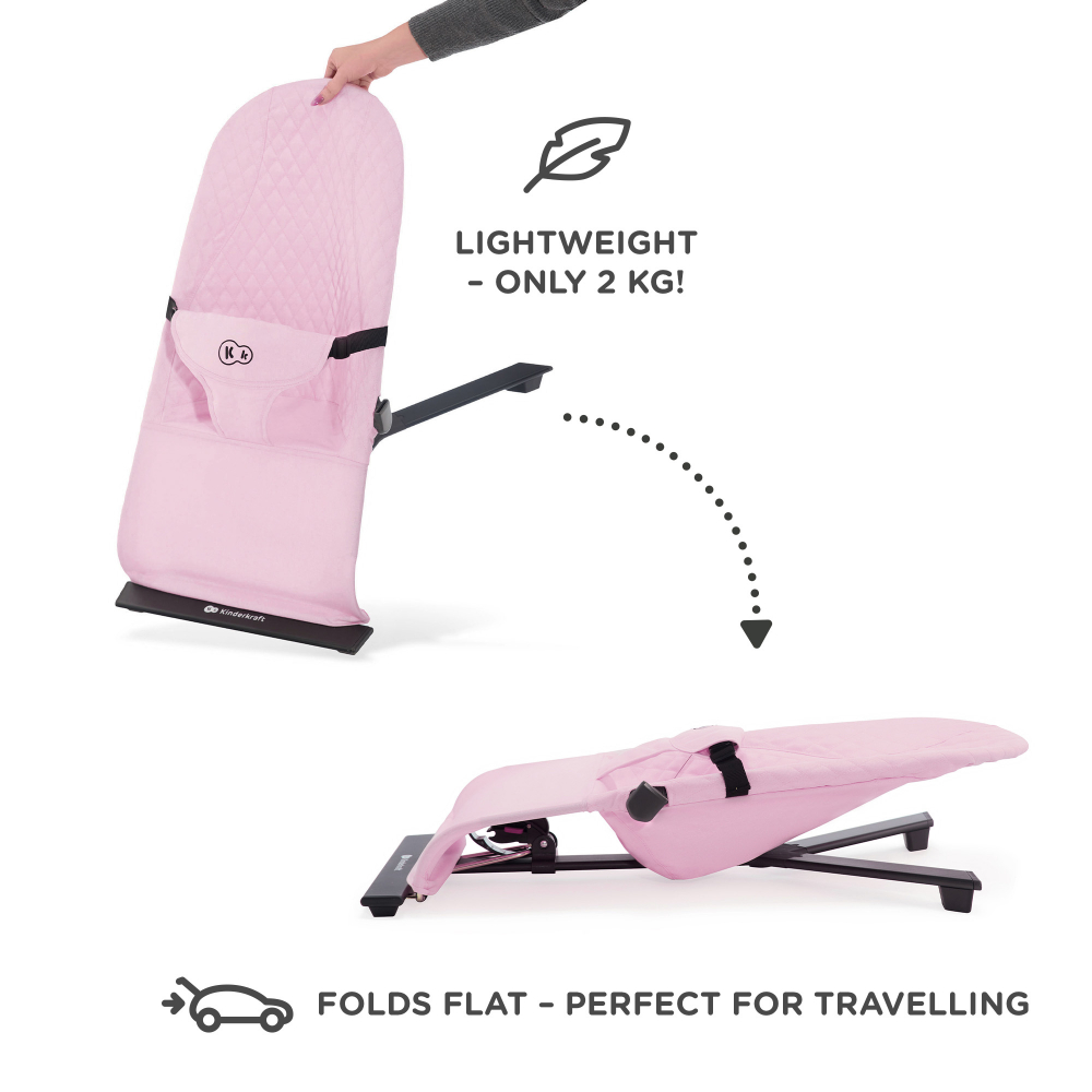 Balansoar Kinderkraft Mimi Pink Confortabil - imagine 7