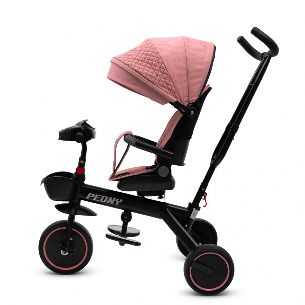 Baby Mix Tricicleta Peony Pink 360° - imagine 8