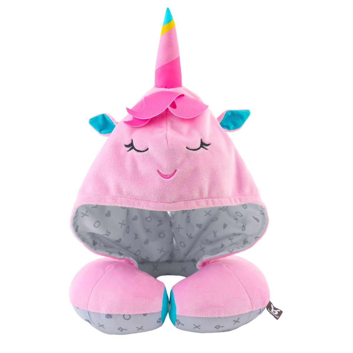 Pernă Călătorie Benbat cu Glugă Unicorn | Suport Ergonomic