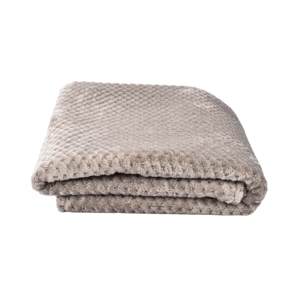 Paturica Baby Fleece Gri Confort Family 90x110 cm