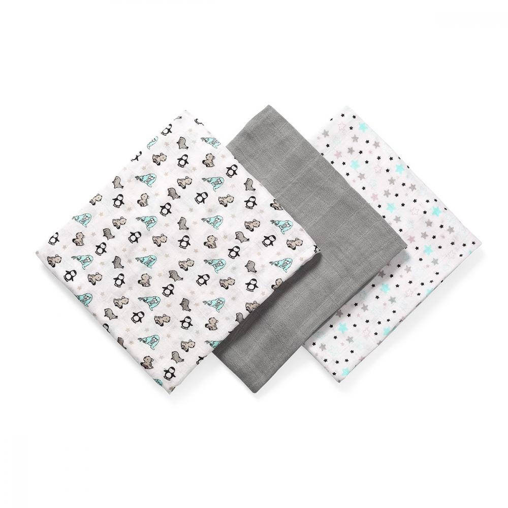 Set 3 Scutece Babyono Bamboo - Hipoalergenice și Moi