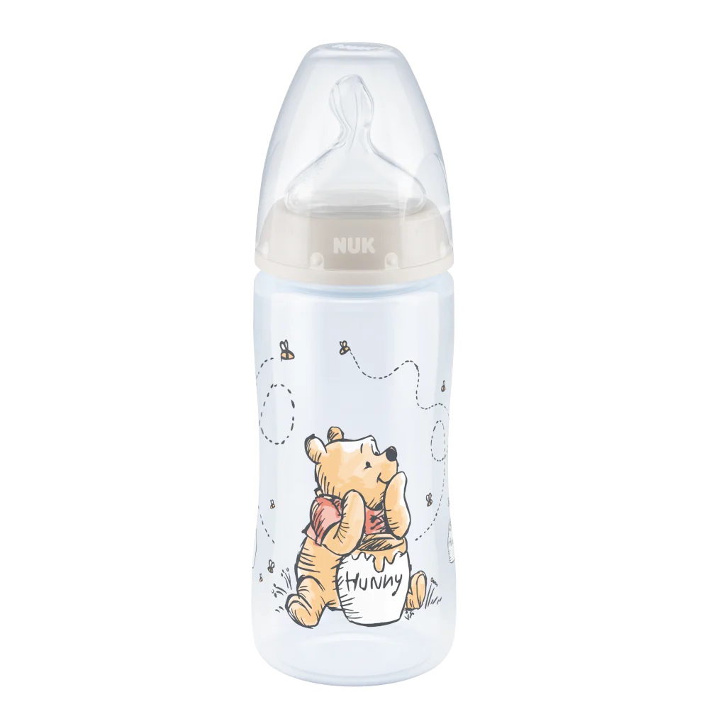 Biberon Nuk First Choice Disney Winnie, 300 ml, Gri - imagine 2
