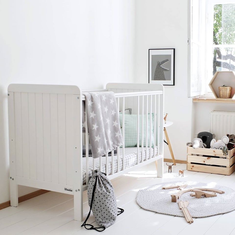 Patut Woodies Country Alb 120x60, Inaltime Reglabila - imagine 7