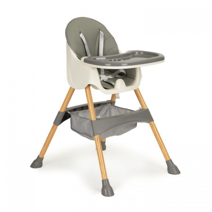 Scaun de Masa 2in1 Ecotoys Gri, Reglabil si confortabil - imagine 6