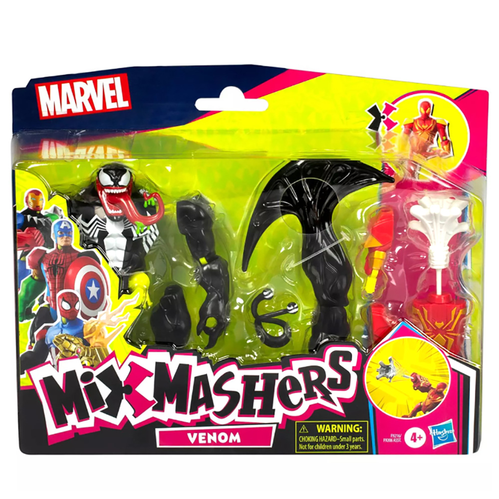 Figurina Marvel Mixmashers Venom, 12 cm, Articulata