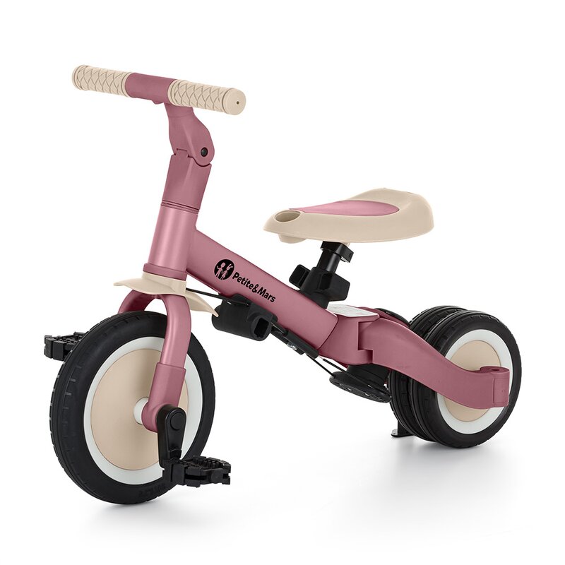 Tricicleta PetiteMars Turbo 5in1 Dusty Rose - imagine 3