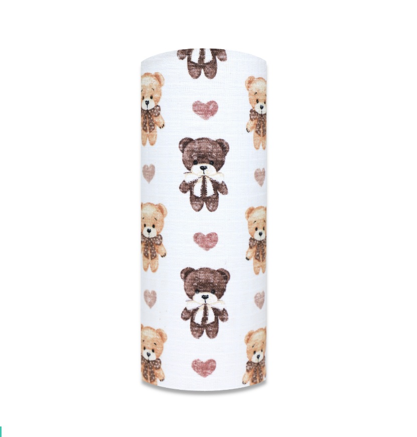 Scutec Muselina Tetra Egakids 70x80 cm, Teddy Bears