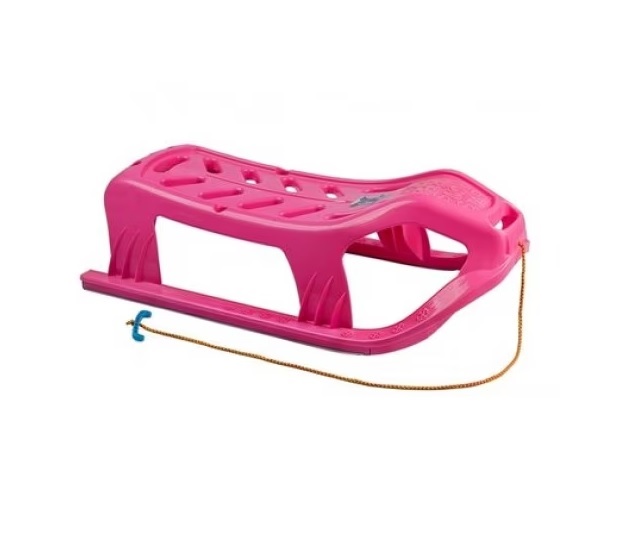 Sanie Plastic 90cm Marmat Snow Star Roz