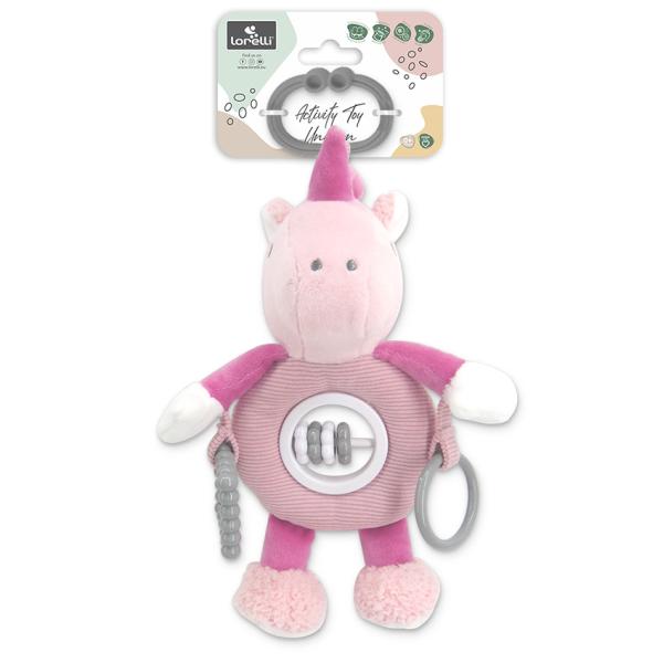 Lorelli Unicorn Roz, Jucarie Agatat pentru Carucior