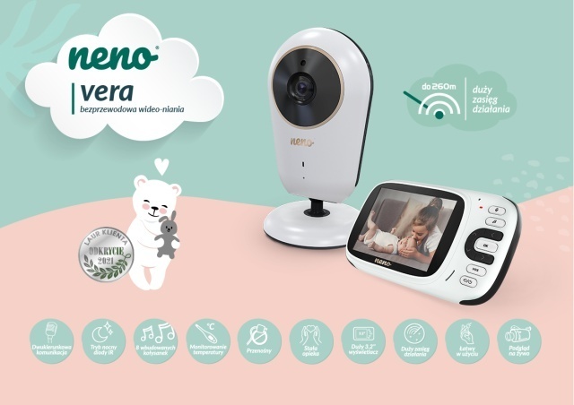 Monitor Neno Vera Wireless pentru Siguranța Copilului