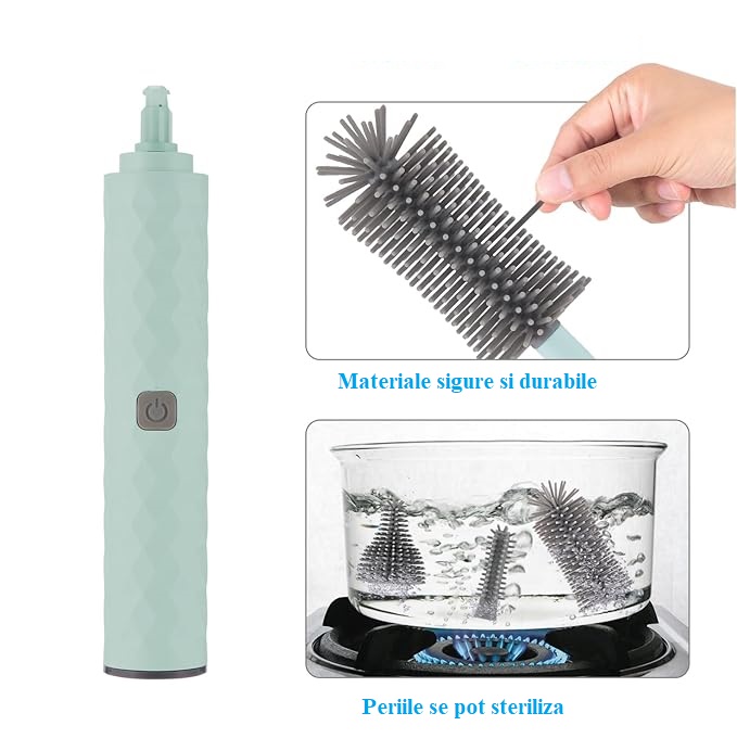 Perie Electrică 2in1 Cangaroo Biberoane - imagine 3