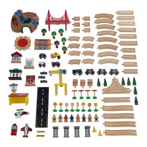 Kidkraft Adventure Town Railway - Masuta Tren - imagine 10