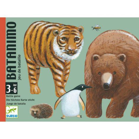Joc de cărţi Djeco Batanimo | Joc educativ 3-6 ani