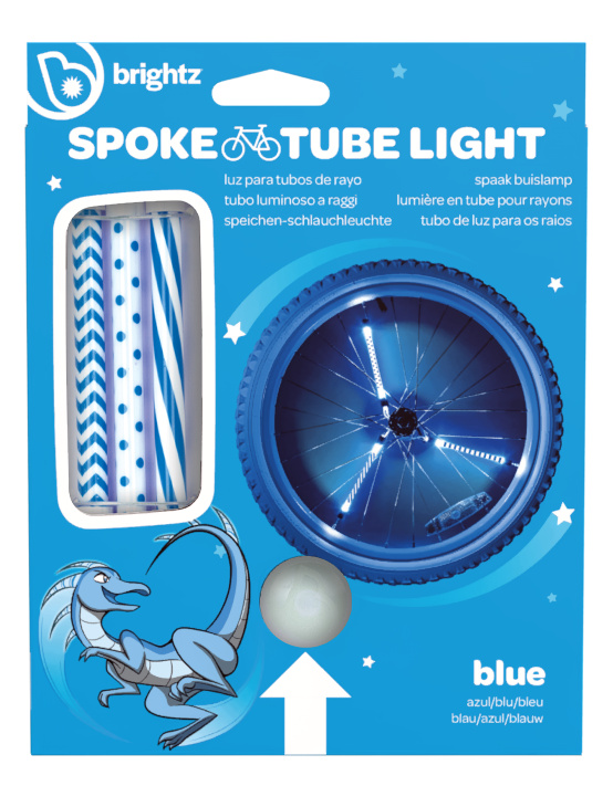 SpinBrightz Albastru - Lumini LED Roti Bicicleta - imagine 4