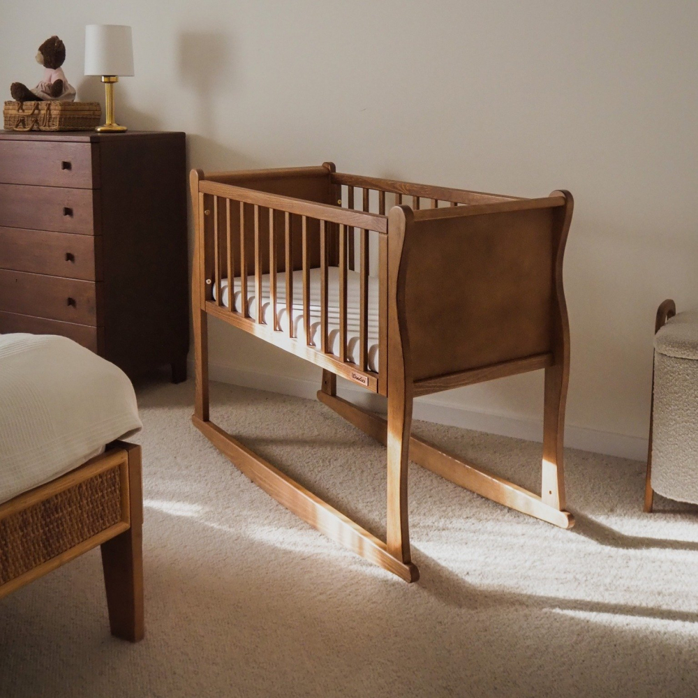 Patut Balansoar Woodies Co-Sleeping, Lemn Vintage - imagine 8