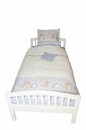 Lenjerie Pat KidsDecor Odette Blue, Bumbac, 3 Piese