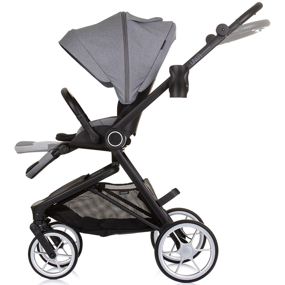 Carucior Chipolino Linea 3 in 1 Ash Grey, 0-22 kg - imagine 7