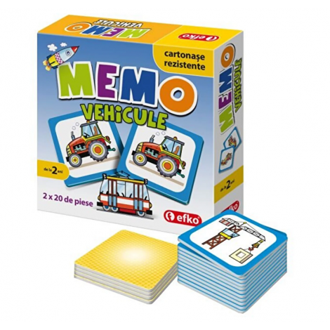 Joc Memo Vehicule Star-e | Dezvoltă memoria - imagine 2