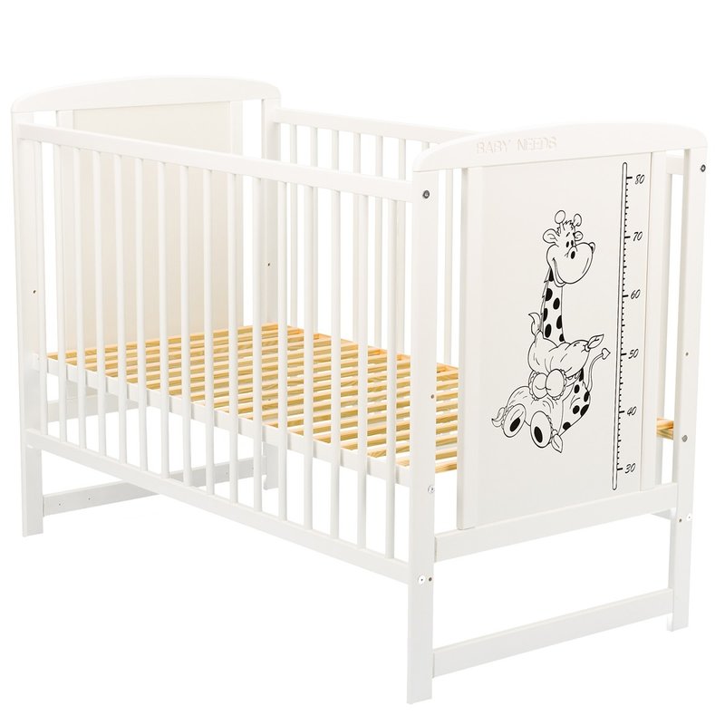 Patut Timmi Babyneeds Girafa Alb 120x60 cm - imagine 5