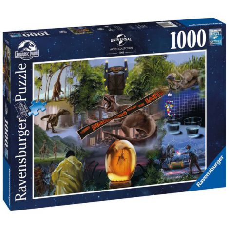 Puzzle Jurassic Park 1000P - Calitate Ravensburger - imagine 3