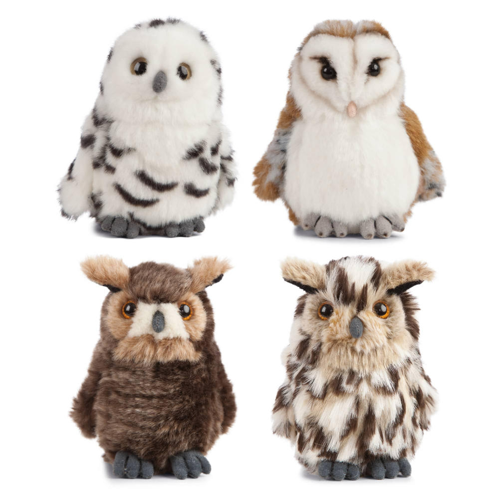 Bufnița Living Nature 13cm - Detalii Realiste