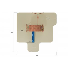 Complex Joacă Fungoo Giant cu Leagane și Tobogan - imagine 3