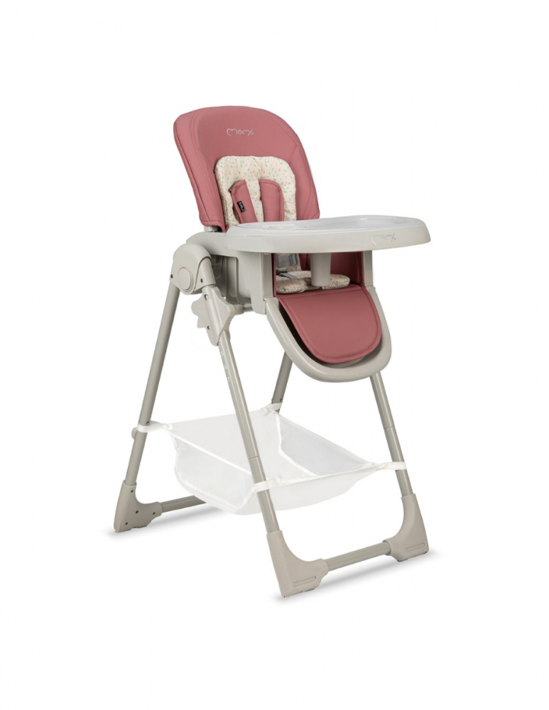 Scaun de masă Momi Gojo Pink, ergonomic și ajustabil - imagine 6