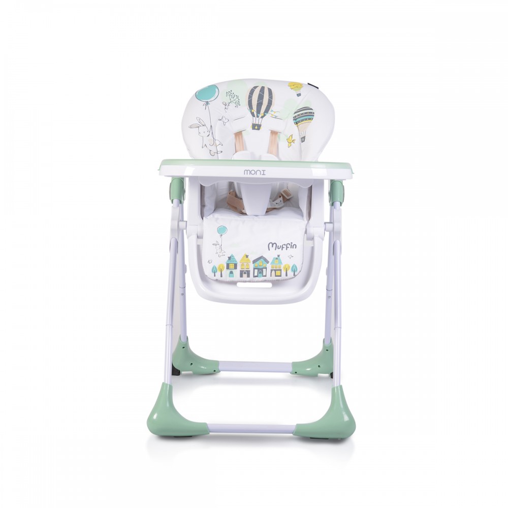 Scaun Masa Moni Muffin Mint - Înălțime Reglabilă
