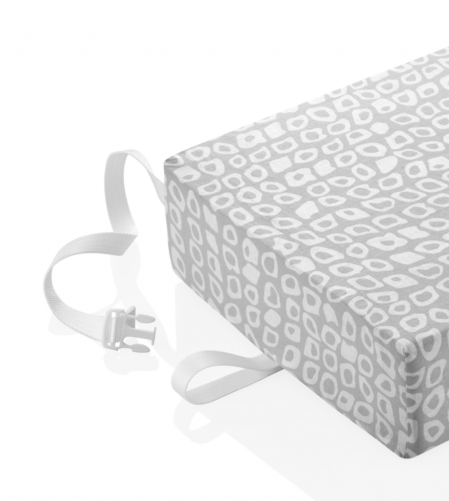 Pernuță Înălțător BabyJem Gri 32x32 cm - imagine 3