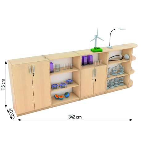 Set Mobilier Școlar Expo 2 Mesteacan | Moje Bambino - imagine 4
