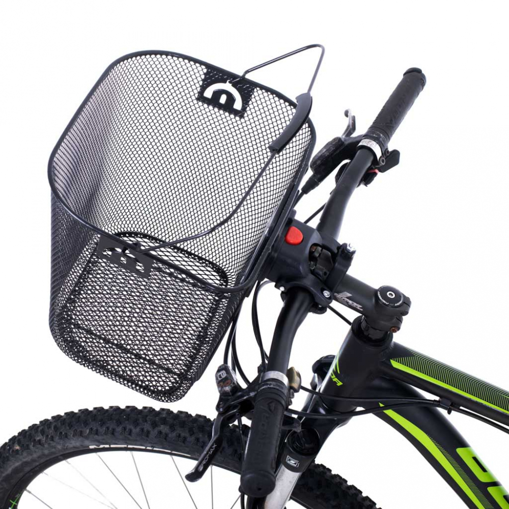 Cos Bicicletă Aluminiu Ikonka Negru - imagine 7