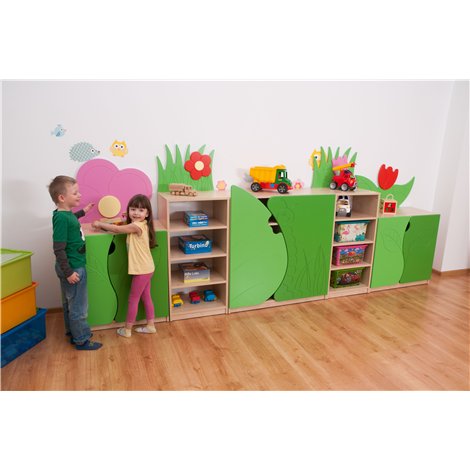 Set Moje Bambino Pajistea cu flori - Mobilier Gradinita - imagine 3