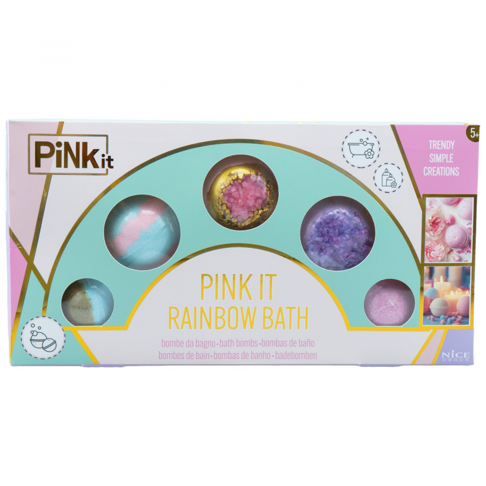 Set 5 Bombe Baie Curcubeu Pink It - Relaxare - imagine 9