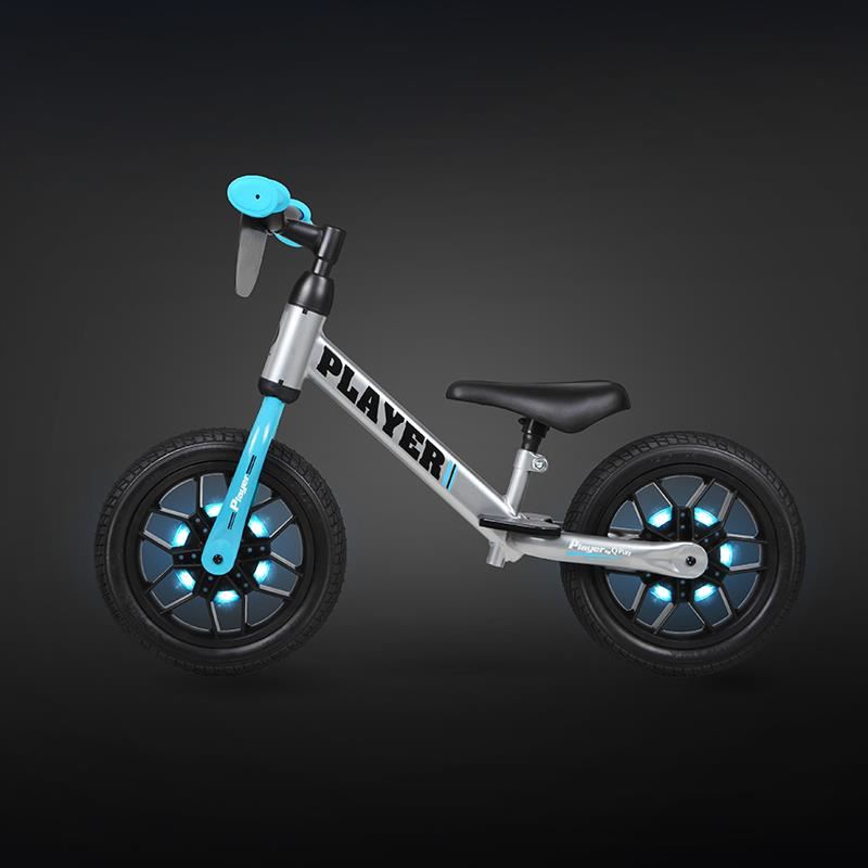 Bicicleta fara pedale Qplay Albastru, 3-6 Ani - imagine 4