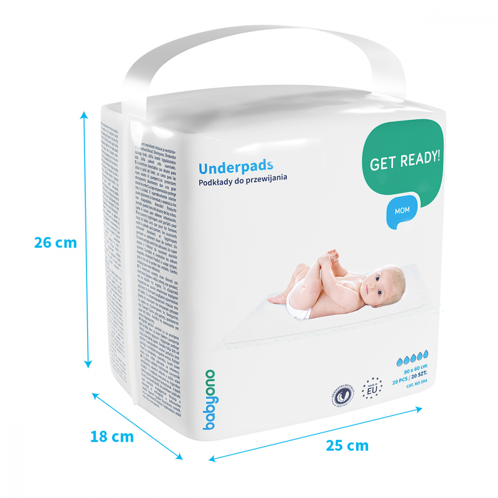 Paturici unica folosinta Babyono 20buc