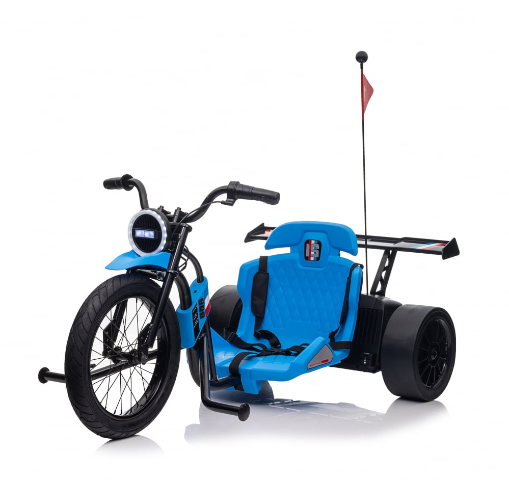 Kinderauto Drift-Trike 24V, 500W, Albastru