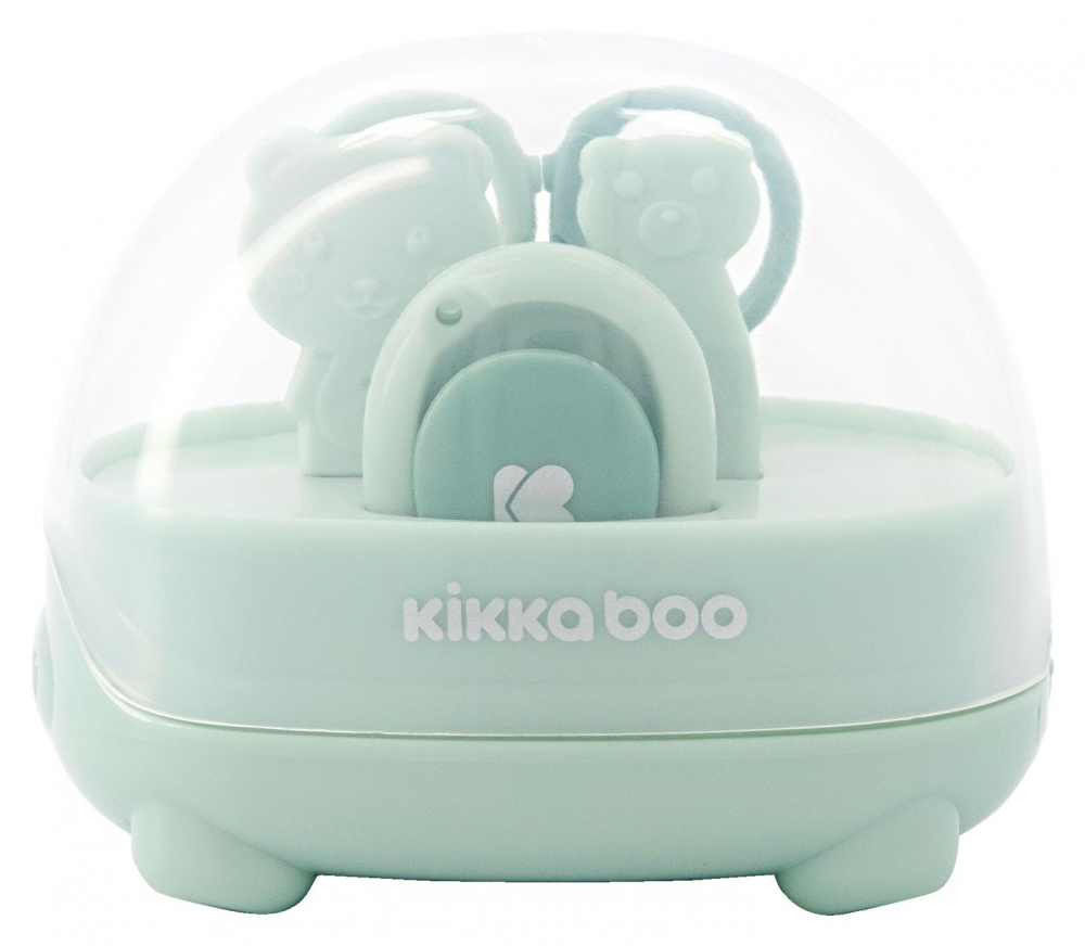 Set Manichiură 4 piese KikkaBoo Bear Mint - imagine 3
