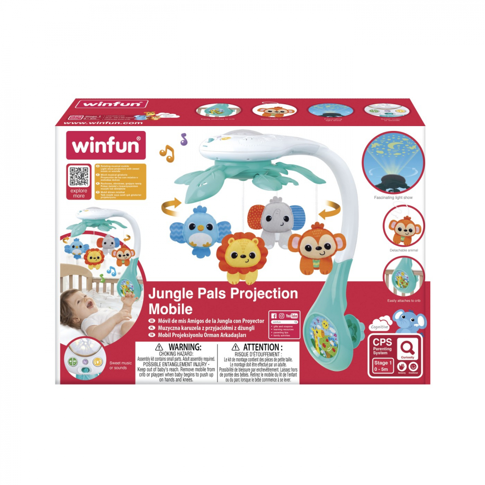 Carusel Muzical Winfun Jungle Animalute - imagine 10