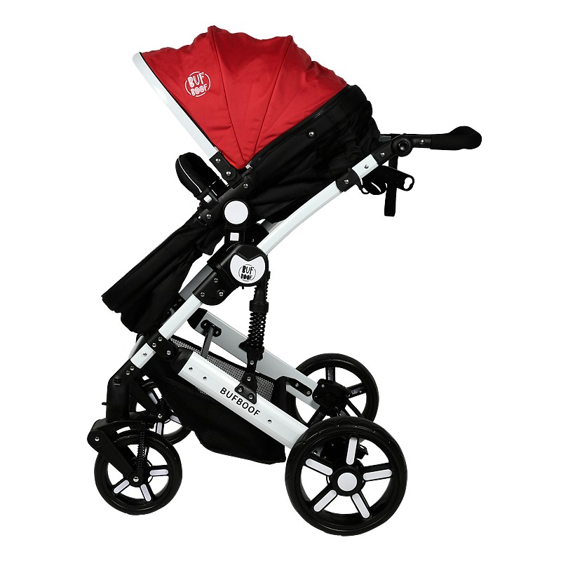 Carucior 2 in 1 Reversibil Buf Boof X2 Red, 0-36 luni - imagine 3
