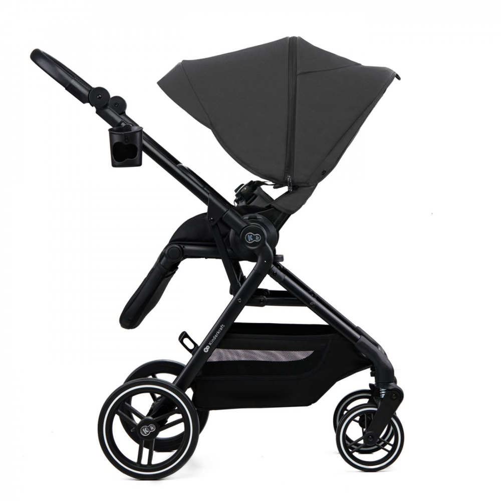 Carucior 2-in-1 Kinderkraft Yoxi Moonlight Grey - imagine 5