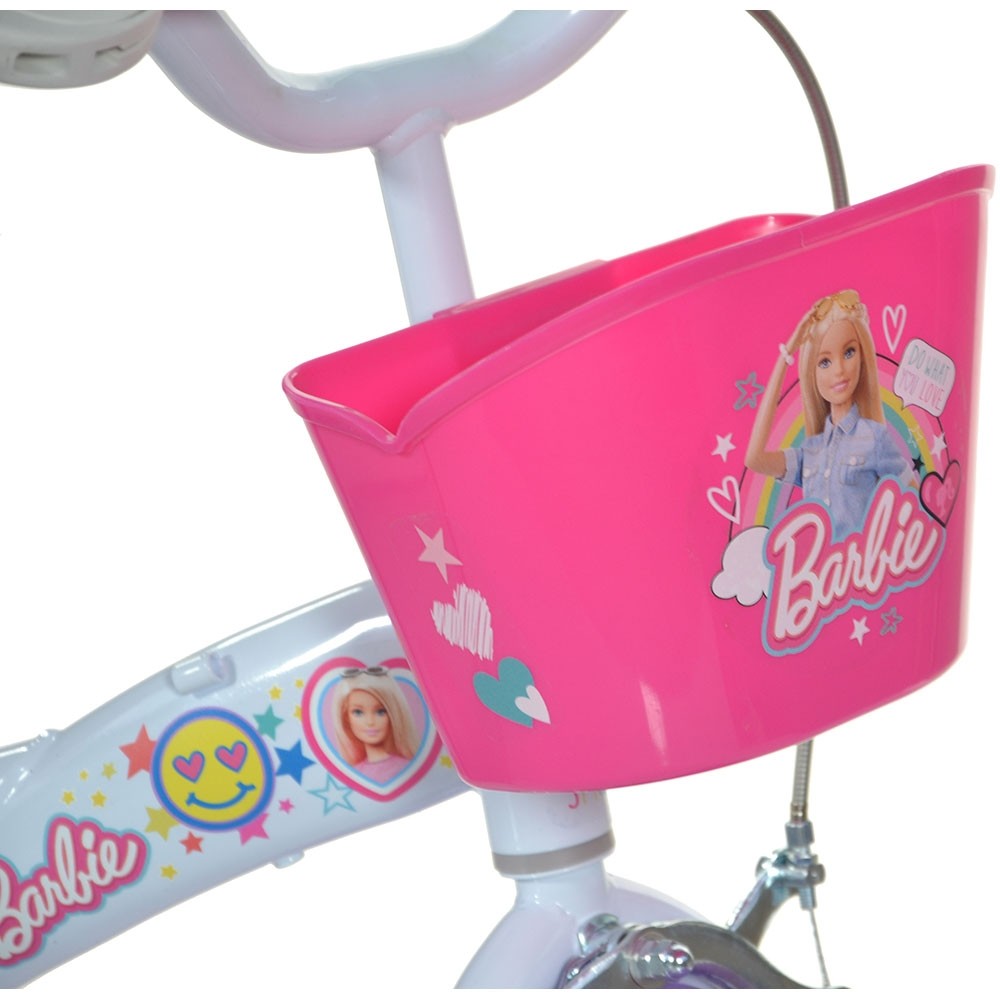 Bicicleta Dino Bikes Barbie 12" cu Scaun Papusa - imagine 8