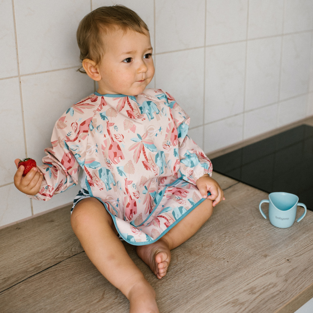 Baveta Babyono cu Mânecă Lungă Jungla - imagine 6