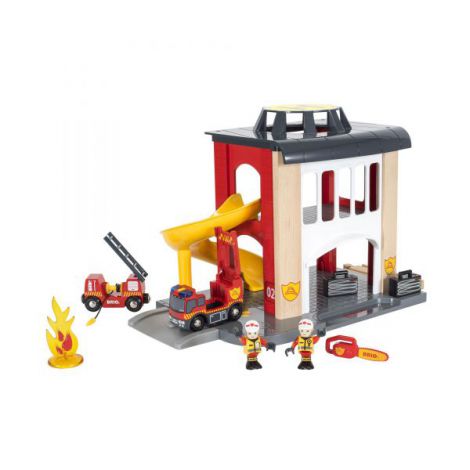 Stație de Pompieri Brio 33833 - Trenulete Lemn - imagine 9