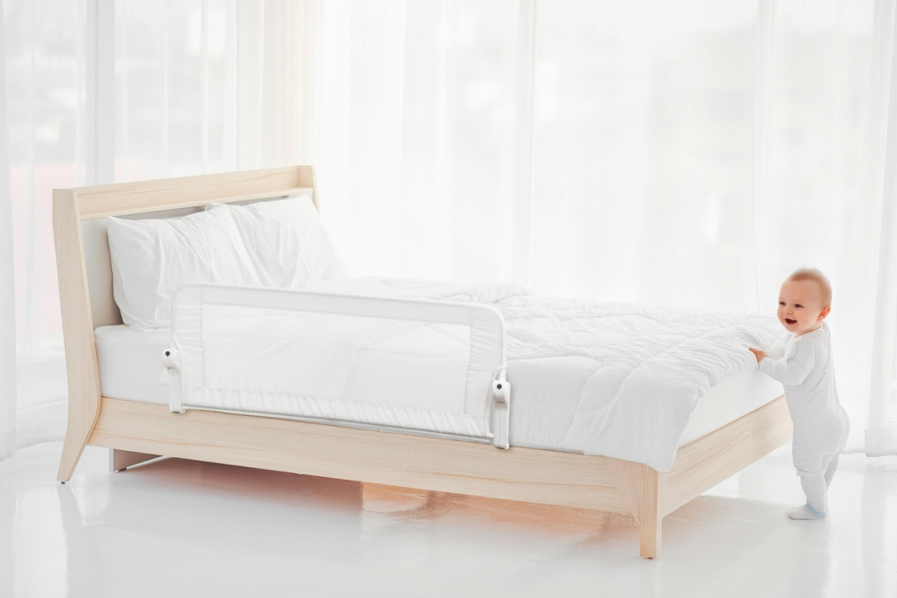 Bariera Protectie BabyJem Alb 120x48,5 cm | Siguranță - imagine 2