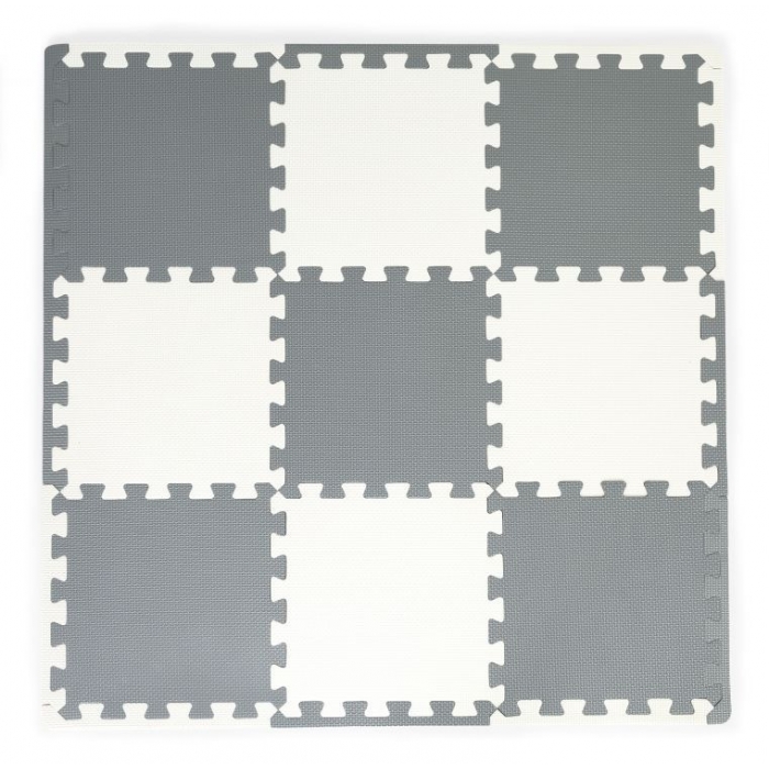 Salteluta Puzzle Ecotoys, 9 Elemente, Gri - imagine 5