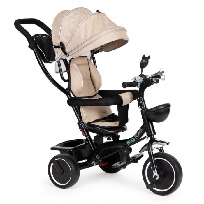 Tricicleta Ecotoys JM-066-9 Roșu cu Scaun Rotativ - imagine 9