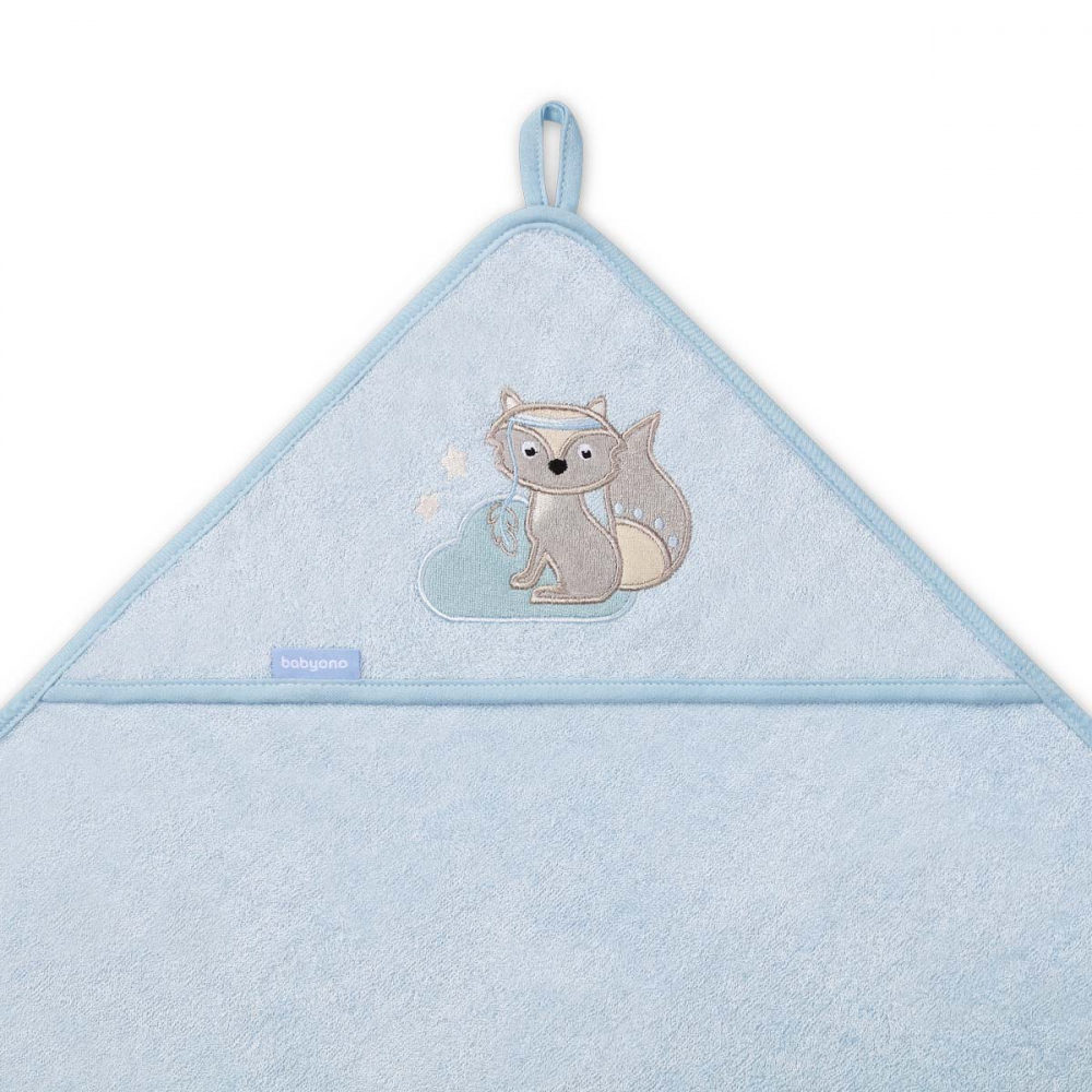 Babyono Prosop Bambus Vulpita Albastru 100x100 - imagine 3