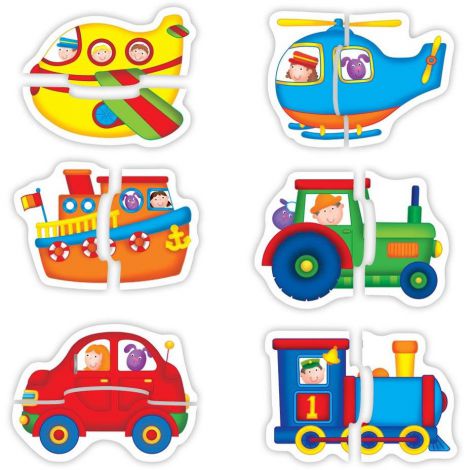 Puzzle Baby Mijloace de Transport Galt - imagine 3